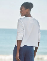 Frank & Eileen Jackie HJ Cardigan in White