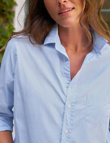 Frank & Eileen - Eileen Relaxed Button Up Shirt - Solid Blue