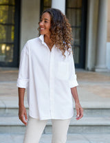 Frank & Eileen Shirley White Button Up Shirt