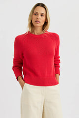 One Grey Day - Lewes Crewneck - Dragonfruit