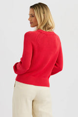 One Grey Day - Lewes Crewneck - Dragonfruit