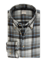 Stenstrom - Light blue Checked Flannel Shirt