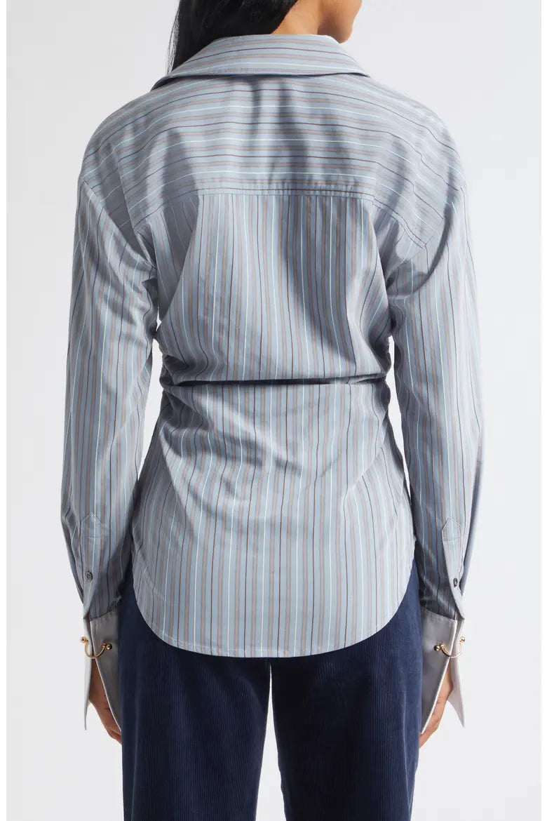 Veronica Beard- Devra Shirt- Blue River Multi