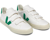 VEJA - Recife Chromefree Leather Sneaker - Extra White Emeraude