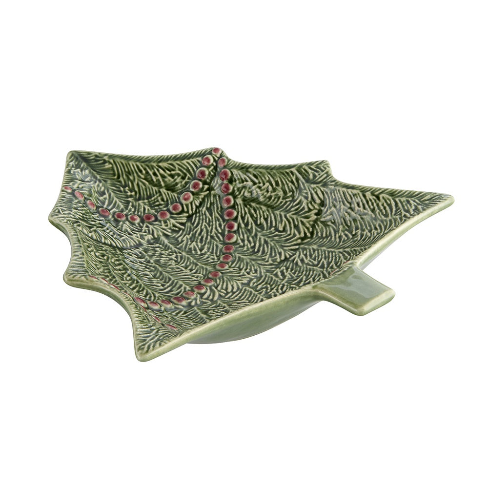 Bordallo Pinheiro - Christmas Tree Bowl Large 10"