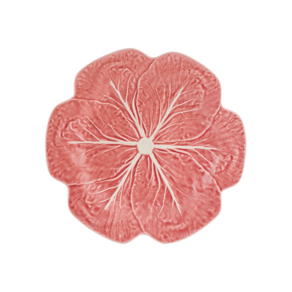Bordallo Pinheiro - Cabbage Dinner Plate - Pink