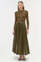 Simkhai Abilene Knit Combo Dress - Alligator