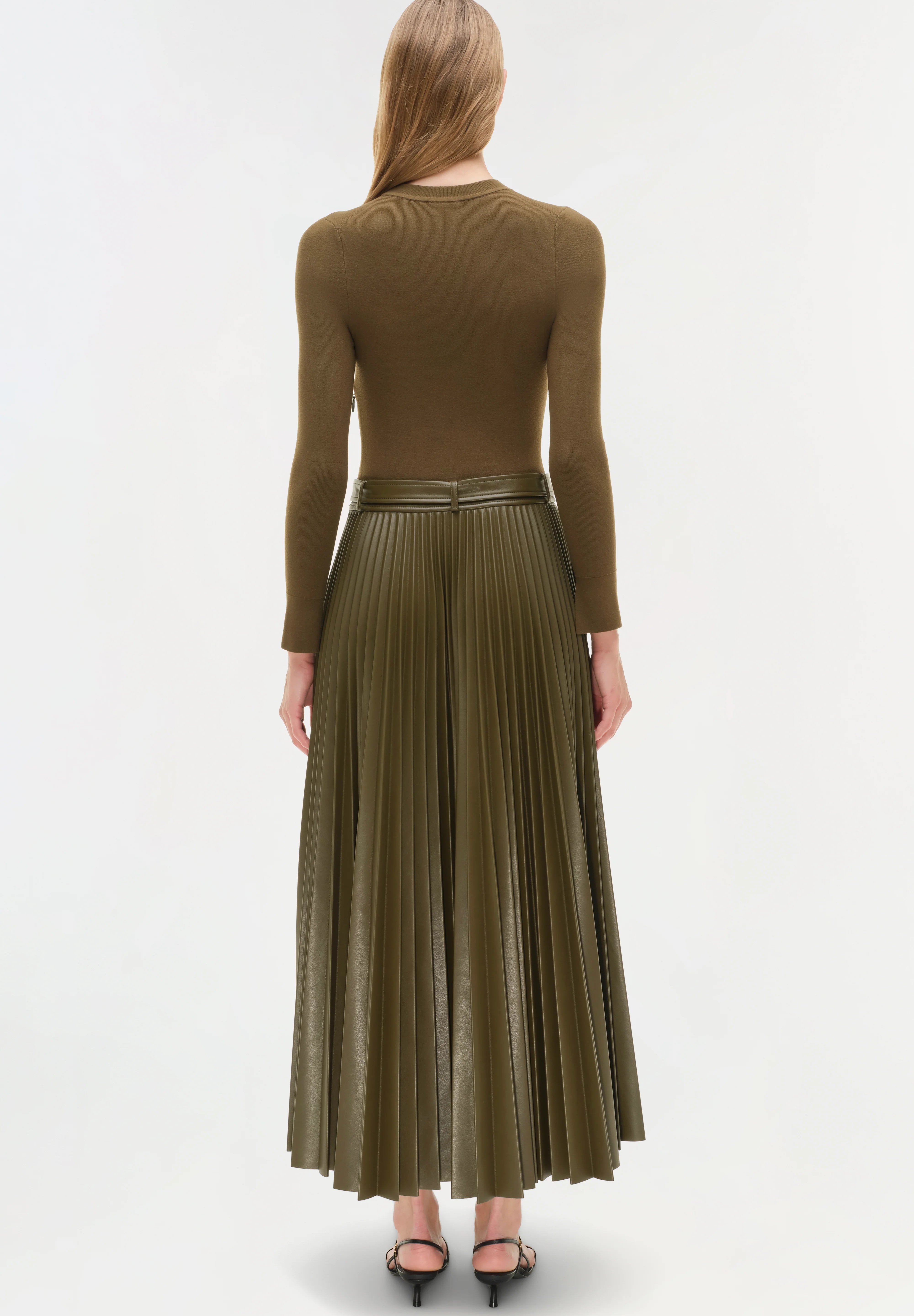 Simkhai Abilene Knit Combo Dress - Alligator