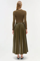 Simkhai Abilene Knit Combo Dress - Alligator