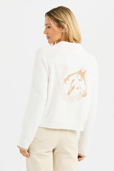 One Grey Day - Mare Zip Jacket - Ivory Combo