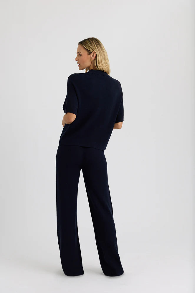 One Grey Day Rafa Pant in Navy