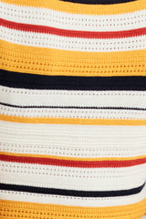 One Grey Day Coach Polo in Marigold Combo
