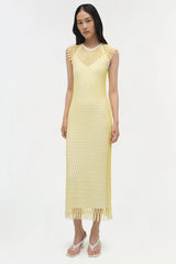 SIMKHAI - Faylen Knit Midi Dress - Solar Multi