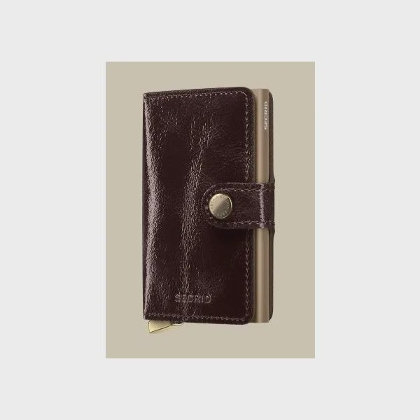 Secrid - Premium Miniwallet Naplak Mahogany+  - Mahogany