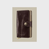 Secrid - Premium Miniwallet Naplak Mahogany+  - Mahogany