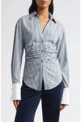 Veronica Beard- Devra Shirt- Blue River Multi