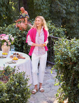 Frank & Eileen Relaxed Pink Floral Eileen