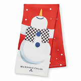 MacKenzie-Childs - Dancing Snowman Dish Towel