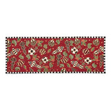 MacKenzie-Childs - Deck the Halls Red Beaded Table Runner