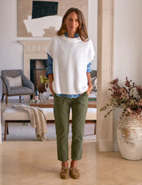 Frank & Eileen - Montecito Sweater Vest - White