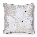 MacKenzie-Childs - Holiday Swan Throw Pillow