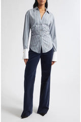 Veronica Beard- Devra Shirt- Blue River Multi