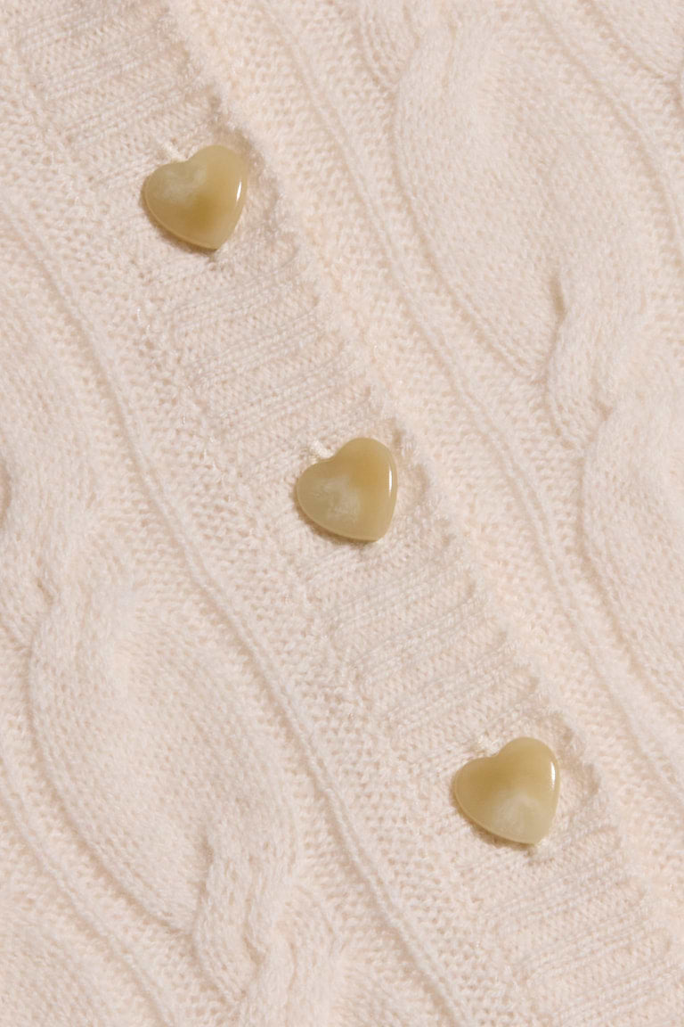 L'AGENCE- Airy 3/4 Sleeve Sweater- Ivory