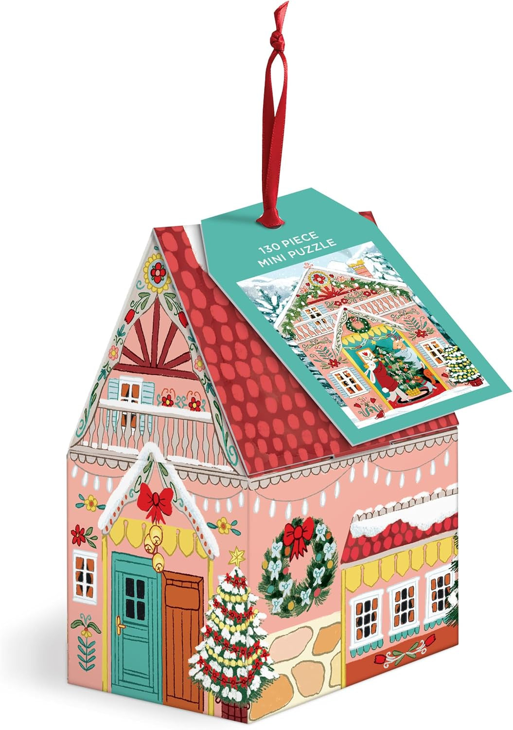 Puzzle Ornament - Swiss Chalet - 130pc