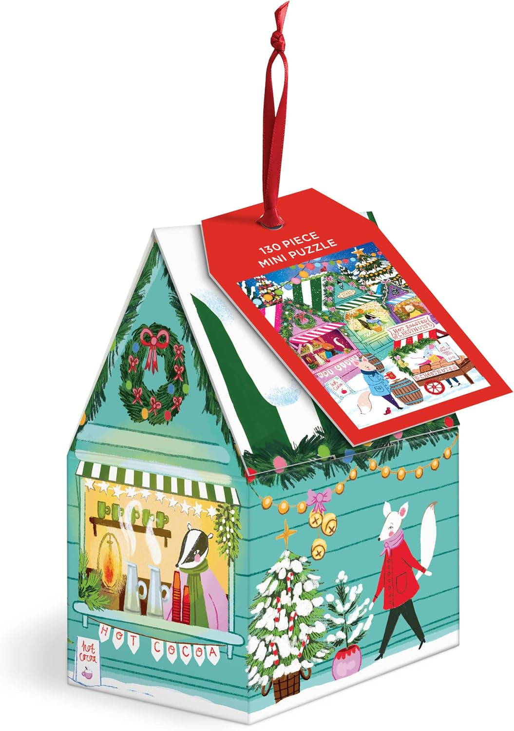 Puzzle Ornament -Holiday Market - 130 pc