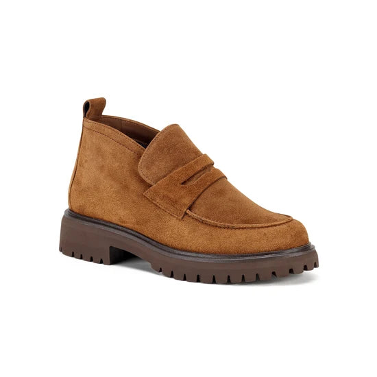 Paul Green- Fab Ankle Boot- Toffee Suede
