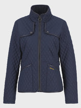 Barbour-Dahlia Quilted Jacket-Navy