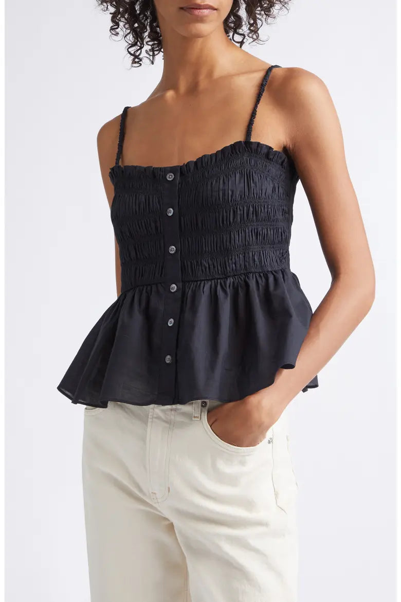Veronica Beard- Tullia Top- Black