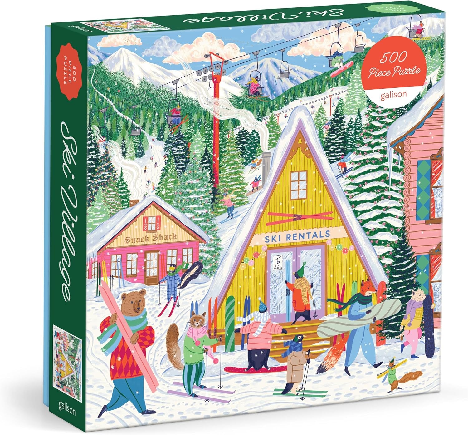 Puzzle - Ski Village - 500 pc
