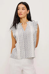 Rails - Arlene Top - Striped Eyelet