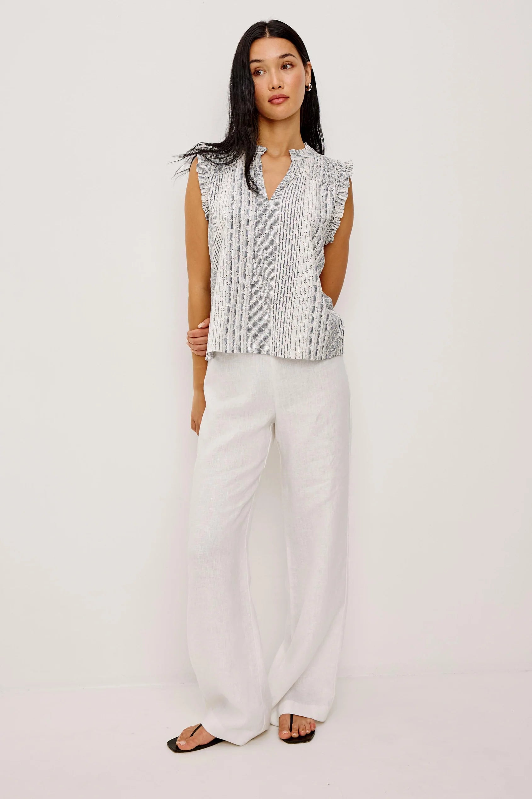 Rails - Arlene Top - Striped Eyelet