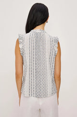 Rails - Arlene Top - Striped Eyelet