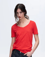 ATM Slub Jersey Classic V neck Tee