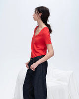 ATM Slub Jersey Classic V neck Tee