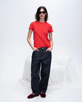 ATM Slub Jersey Schoolboy Crew neck Tee