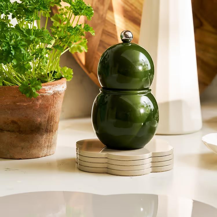 Addison Ross- 12cm Bobbin Salt or Pepper Mill- Kakhi