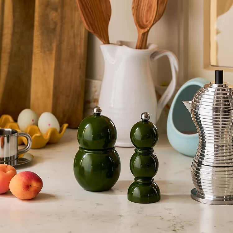 Addison Ross- 12cm Bobbin Salt or Pepper Mill- Kakhi