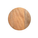 Heritage Lace - Artisan Wood Farmhouse Round Footed Serving Board - Mango