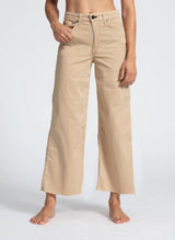 ASKK - Crop Wide Leg Pant - Khaki