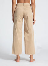 ASKK - Crop Wide Leg Pant - Khaki