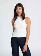 ASKK - Ribbed Mock Neck Tank