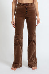 ASKK - Brighton Wide Leg Pant - Coffee