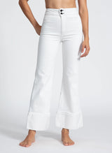 ASKK - Brighton Crop Jean - White