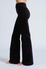 ASKK - Brighton Wide Leg Pant - Black Velvet