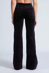 ASKK - Brighton Wide Leg Pant - Black Velvet