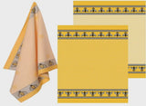 Tea Towel - Bees - Yellow